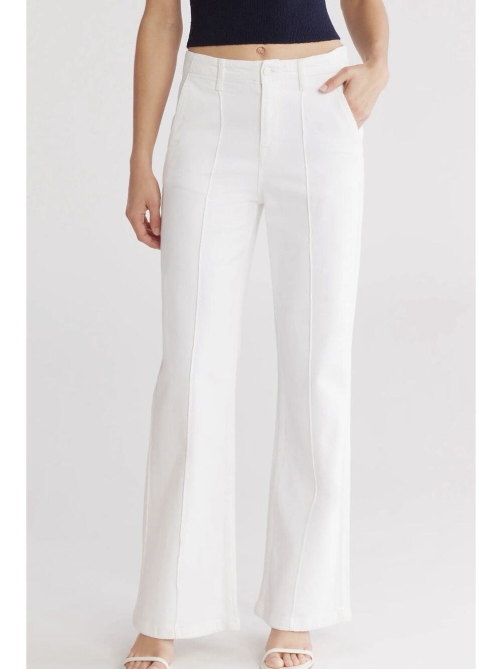 Simkhai Ansel High Rise Wide Leg Trousers Size 29